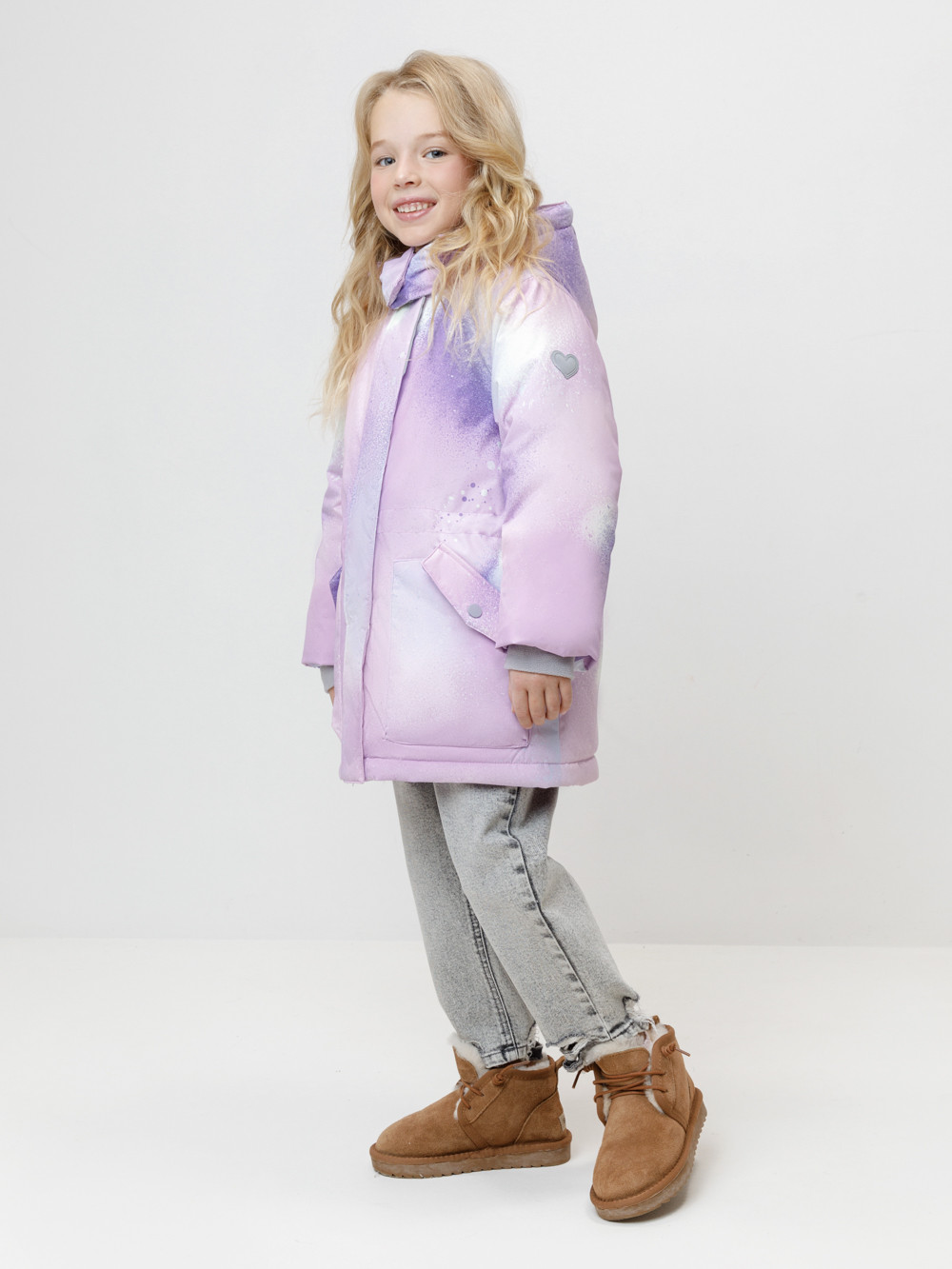 Куртка для девочки, артикул: ВК 38120/н/3 ГР, цвет: розовый, фото 3