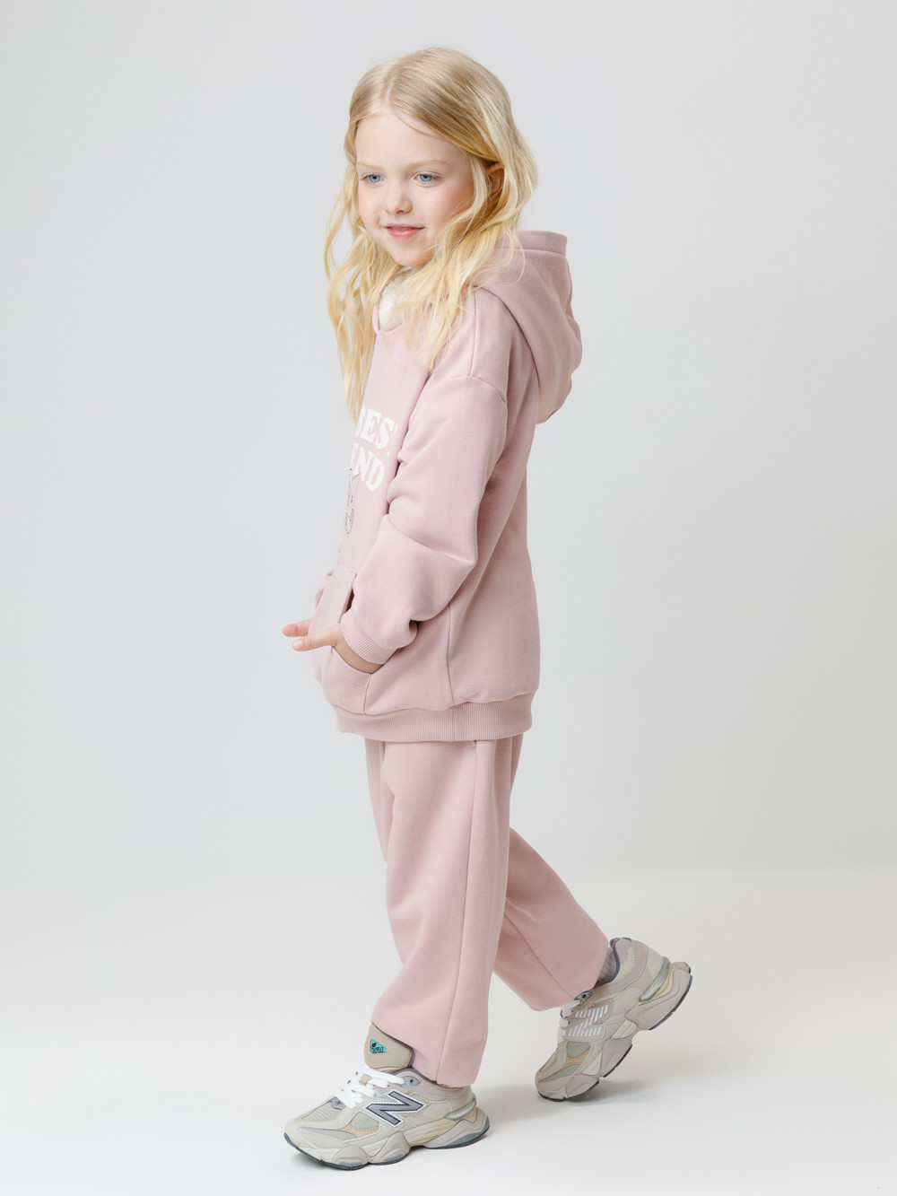 Худи для девочки, артикул: КР 302832, цвет: розовый, фото 3