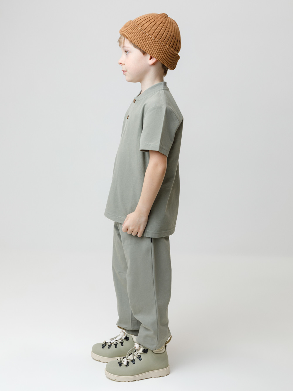 Брюки для мальчика, артикул: КР 400742, цвет: хаки, фото 3