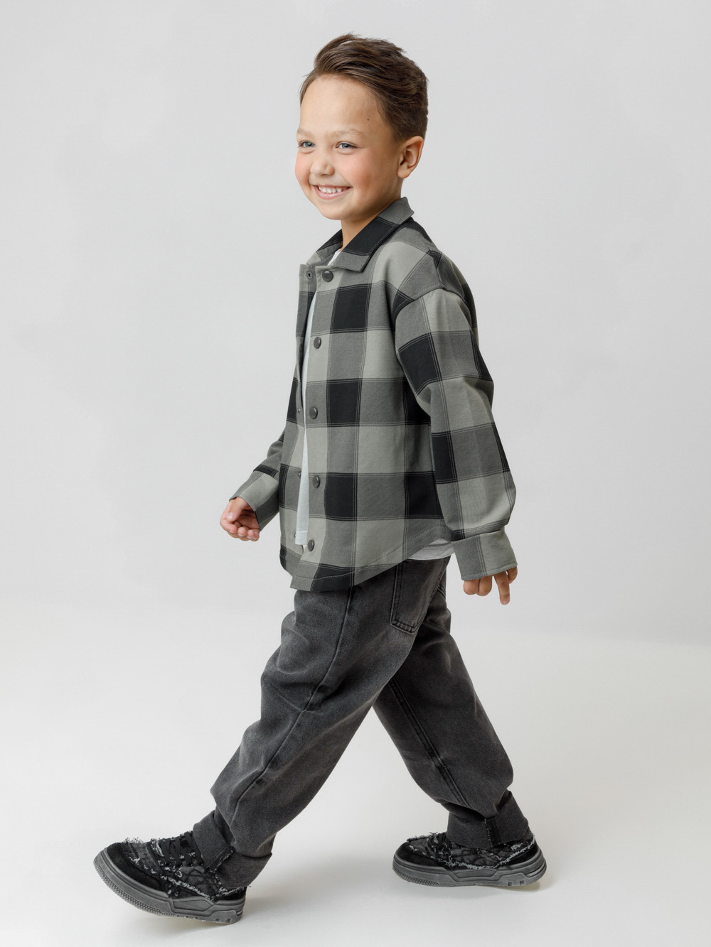 Рубашки для мальчика, артикул: КР 302538, цвет: хаки, фото 3