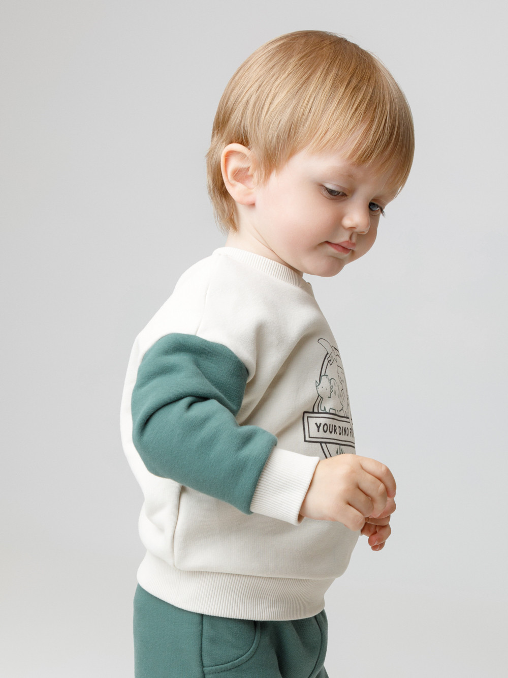 Свитшоты для мальчика, артикул: КР 302851, цвет: бежевый, фото 3