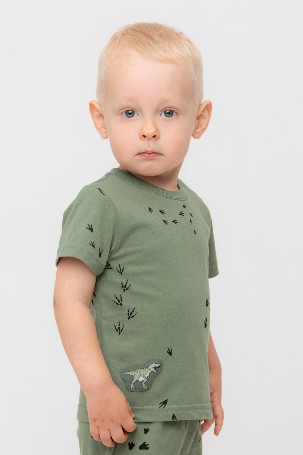 Футболка для мальчика, артикул: КР 302699, цвет: хаки, фото 3