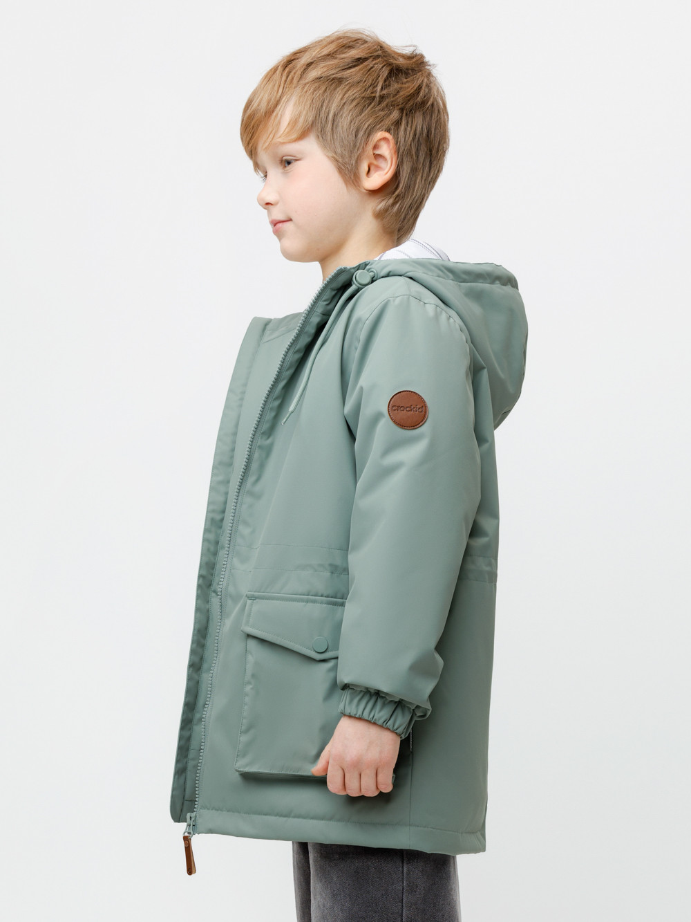 Куртки для мальчика, артикул: ВК 30164/1 УЗГ, цвет: зеленый, фото 3