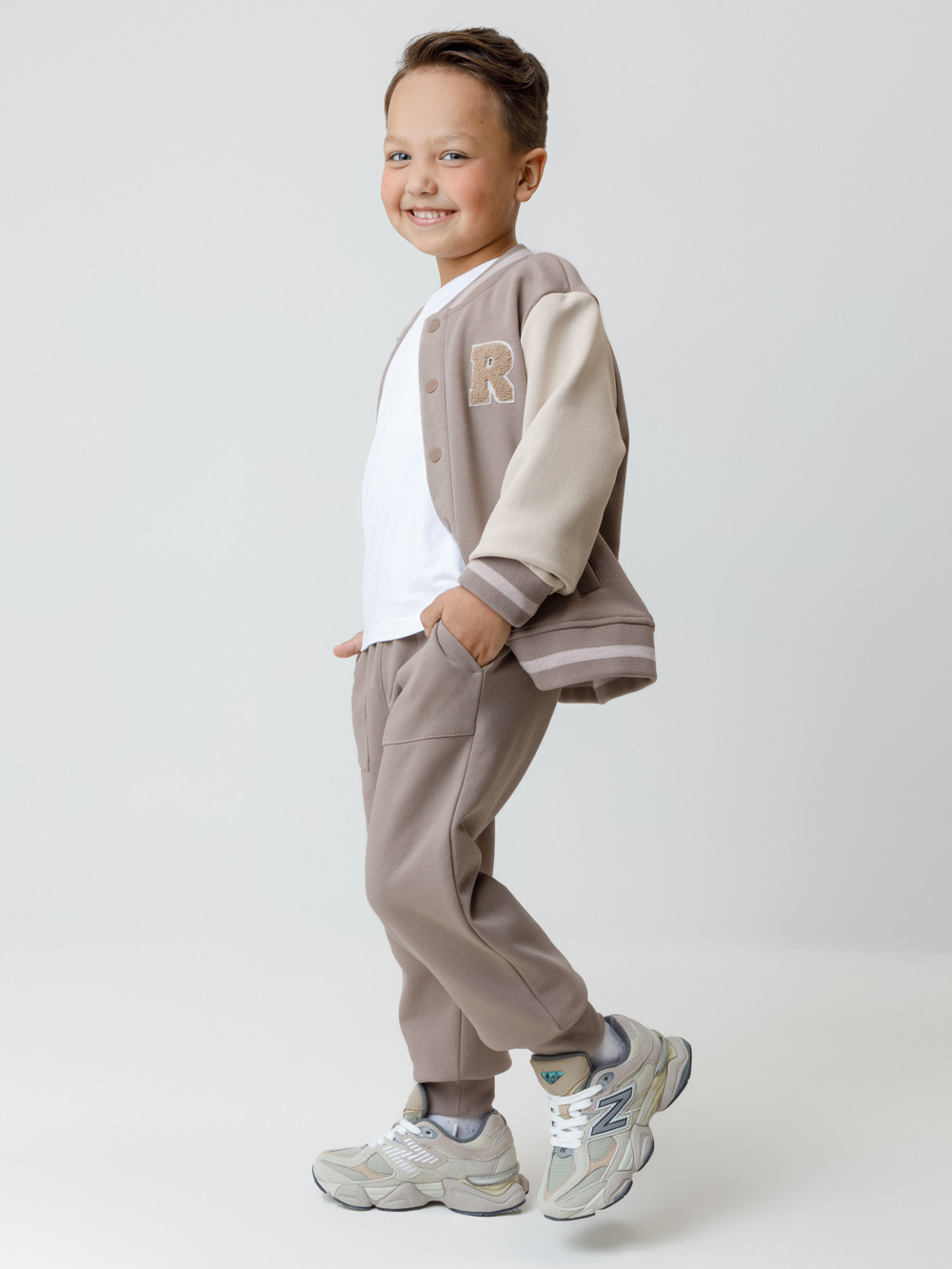 Брюки для мальчика, артикул: КР 400838, цвет: коричневый, фото 3