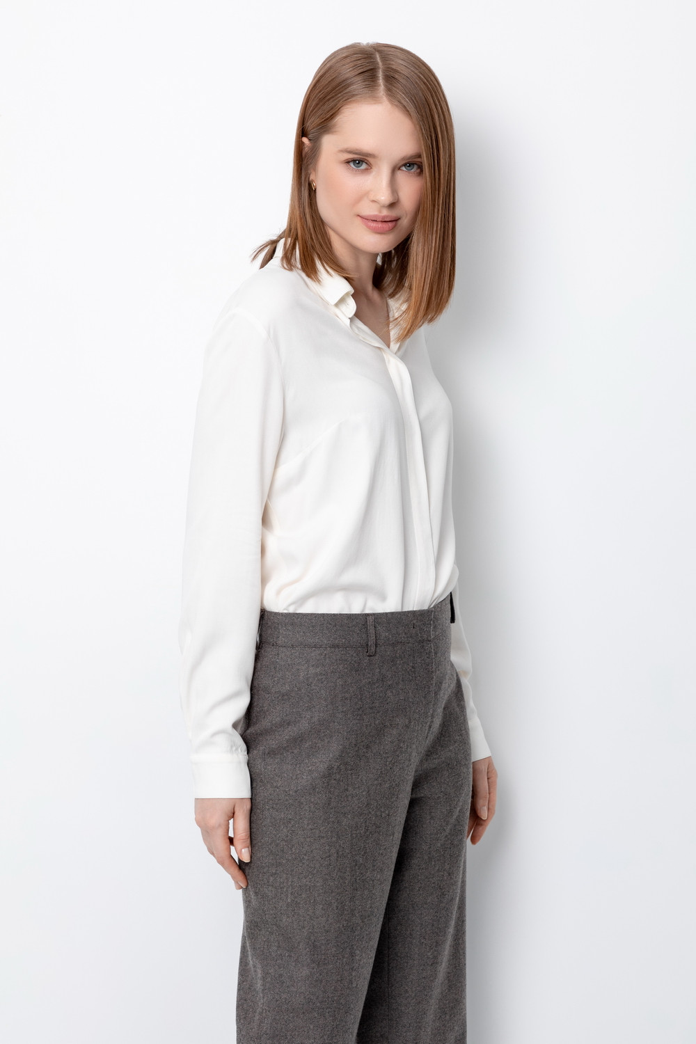 Брюки женские для мам, артикул: ЕТ 40009, цвет: коричневый, фото 3