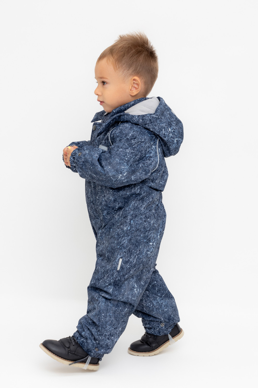 Комбинезоны утепленные для мальчика, артикул: ВК 60032/н/41 Ал, цвет: серый, фото 3