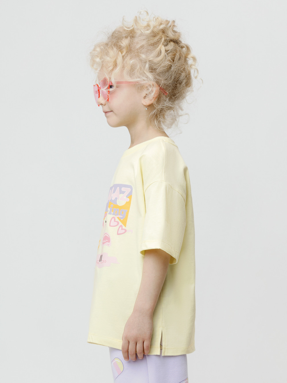 Футболка для девочки, артикул: КР 302938, цвет: желтый, фото 3