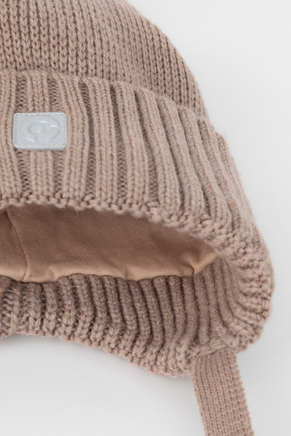 Шапка для девочки, артикул: КВ 20401/ш, цвет: бежевый, фото 3