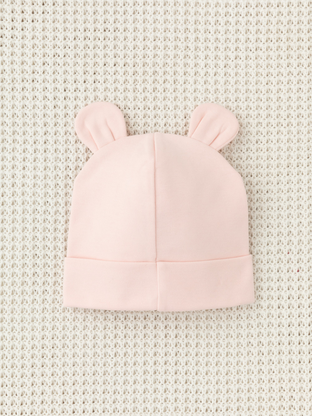 Шапочка ясельная для новорожденных, артикул: К 8093, цвет: розовый, фото 3