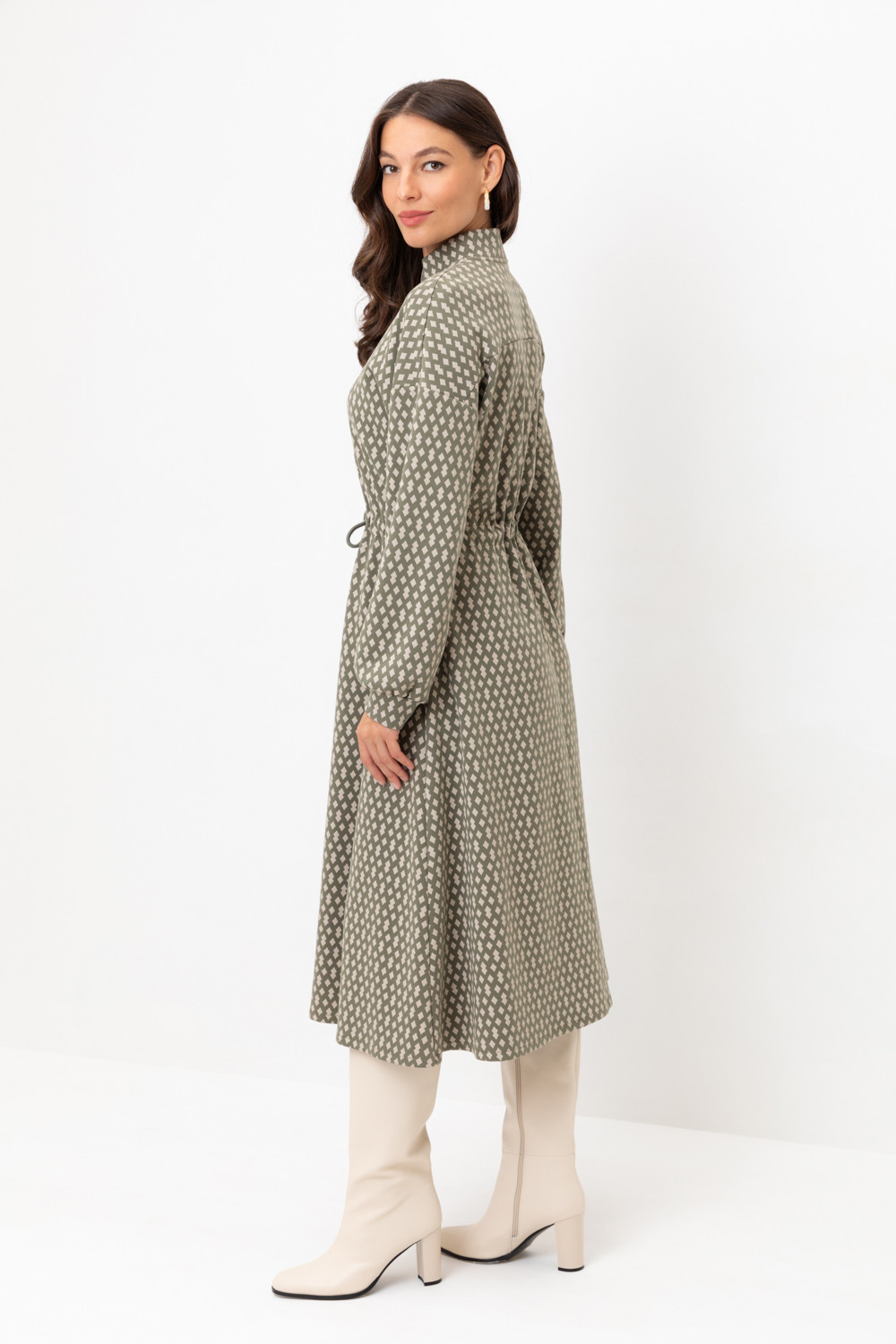 Платья женские для мам, артикул: ЕВТ 5054, цвет: зеленый, фото 3