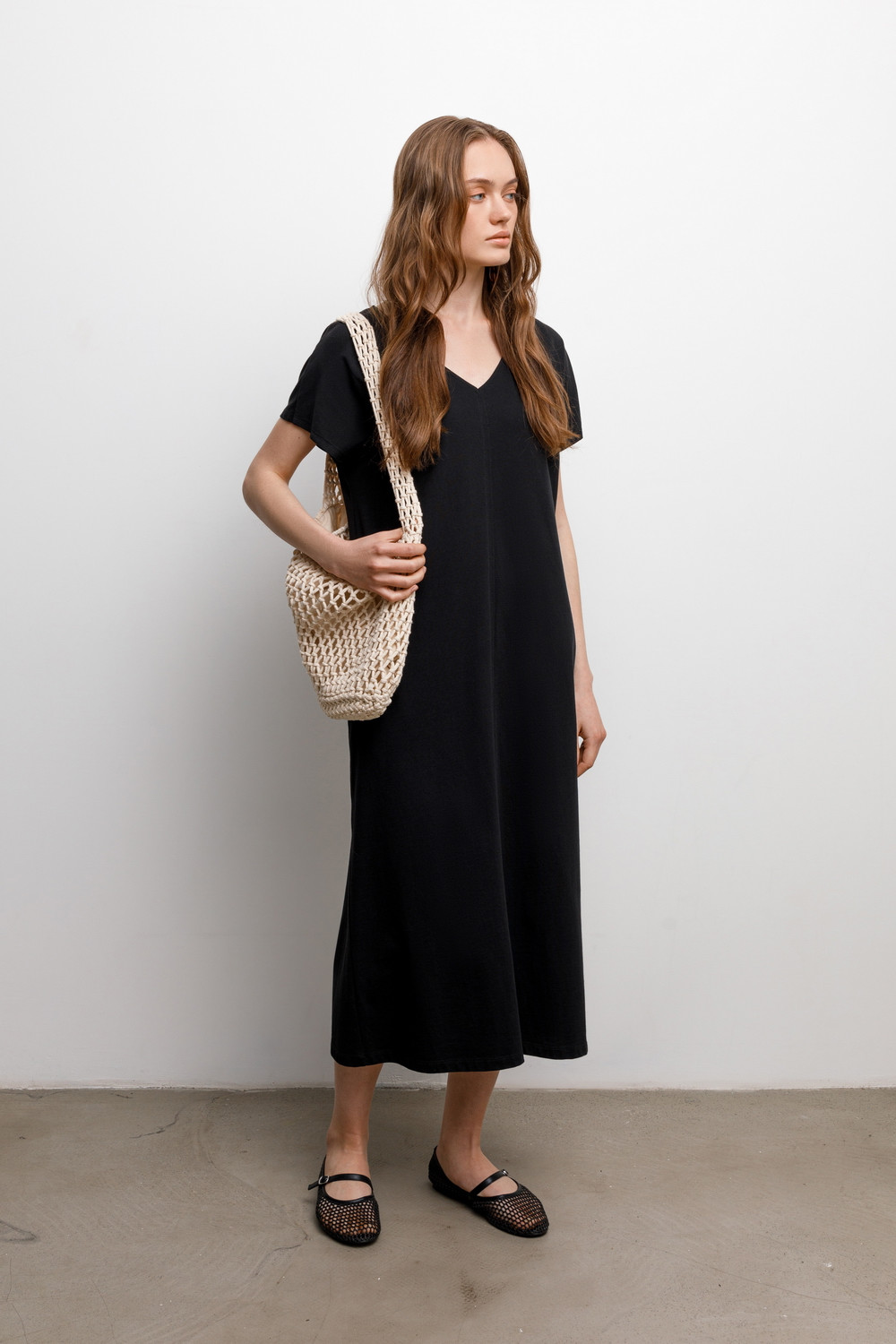 Платья женские для мам, артикул: ЕВТ 5030, цвет: черный3, фото 3