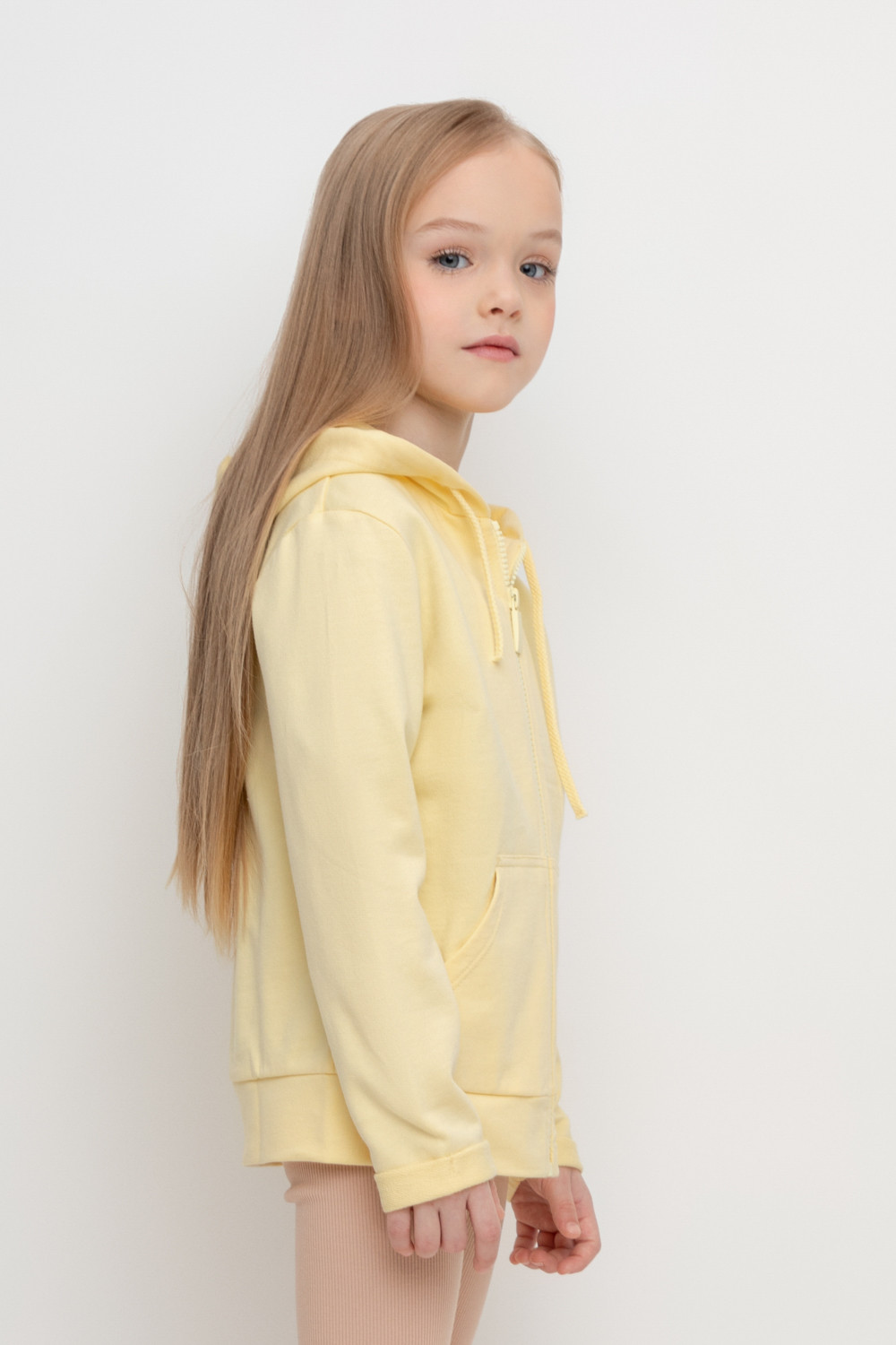 Жакет для девочки, артикул: К 301988, цвет: желтый, фото 3