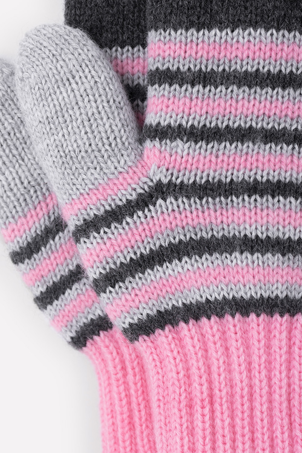 Рукавицы для девочки, артикул: КВ 10009/24ш, цвет: ярко-розовый, фото 3