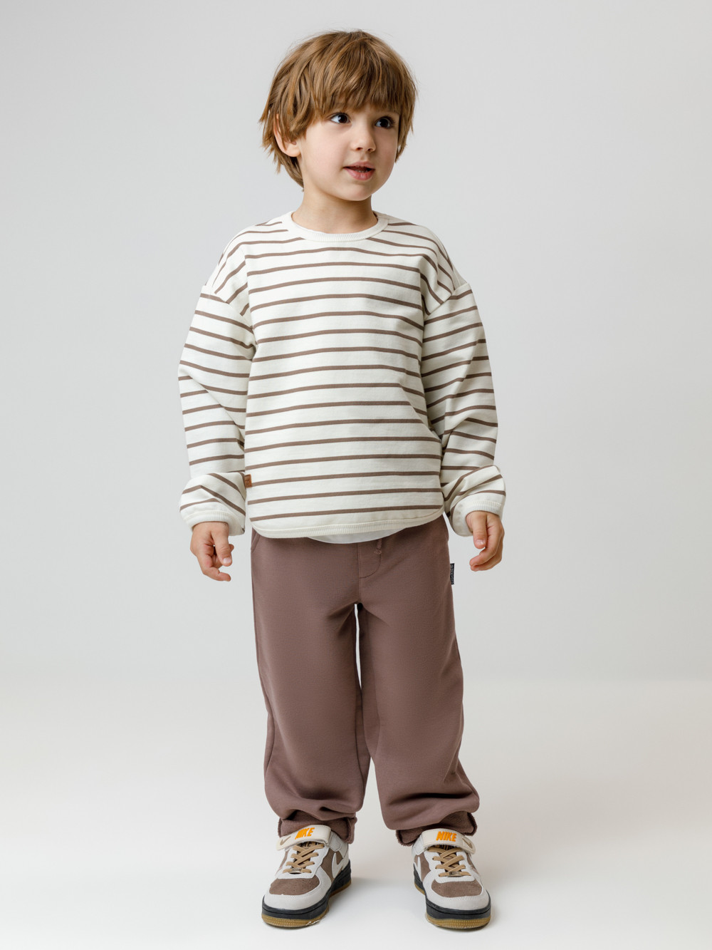 Брюки для мальчика, артикул: КР 400831, цвет: коричневый, фото 3