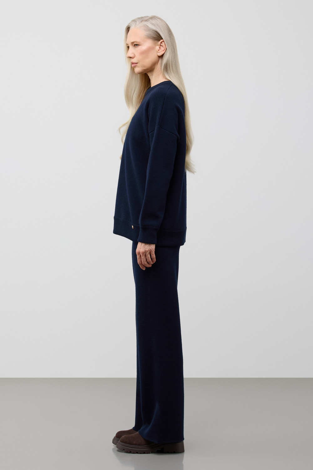 Джемперы женские для мам, артикул: ЕВ 30241/ш, цвет: синий, фото 3