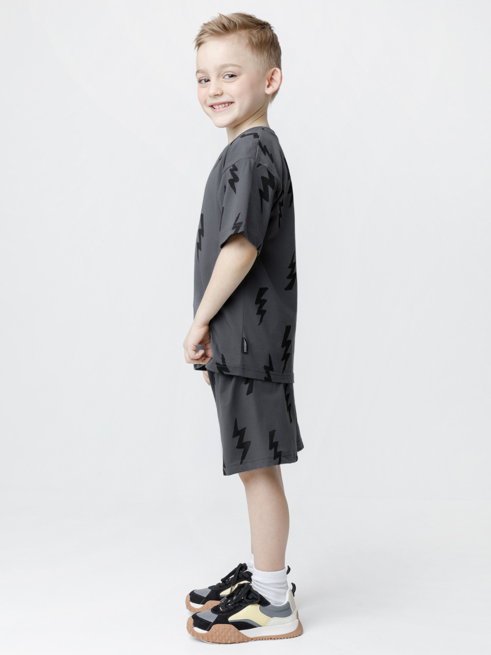 Шорты для мальчика, артикул: КР 400923, цвет: темно-серый, фото 3