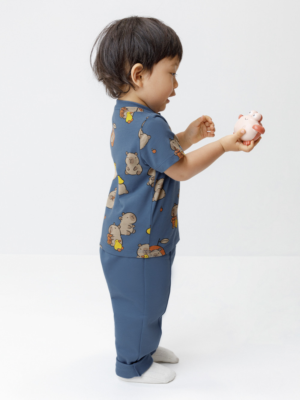 Брюки для мальчика, артикул: КР 400947, цвет: синий, фото 3