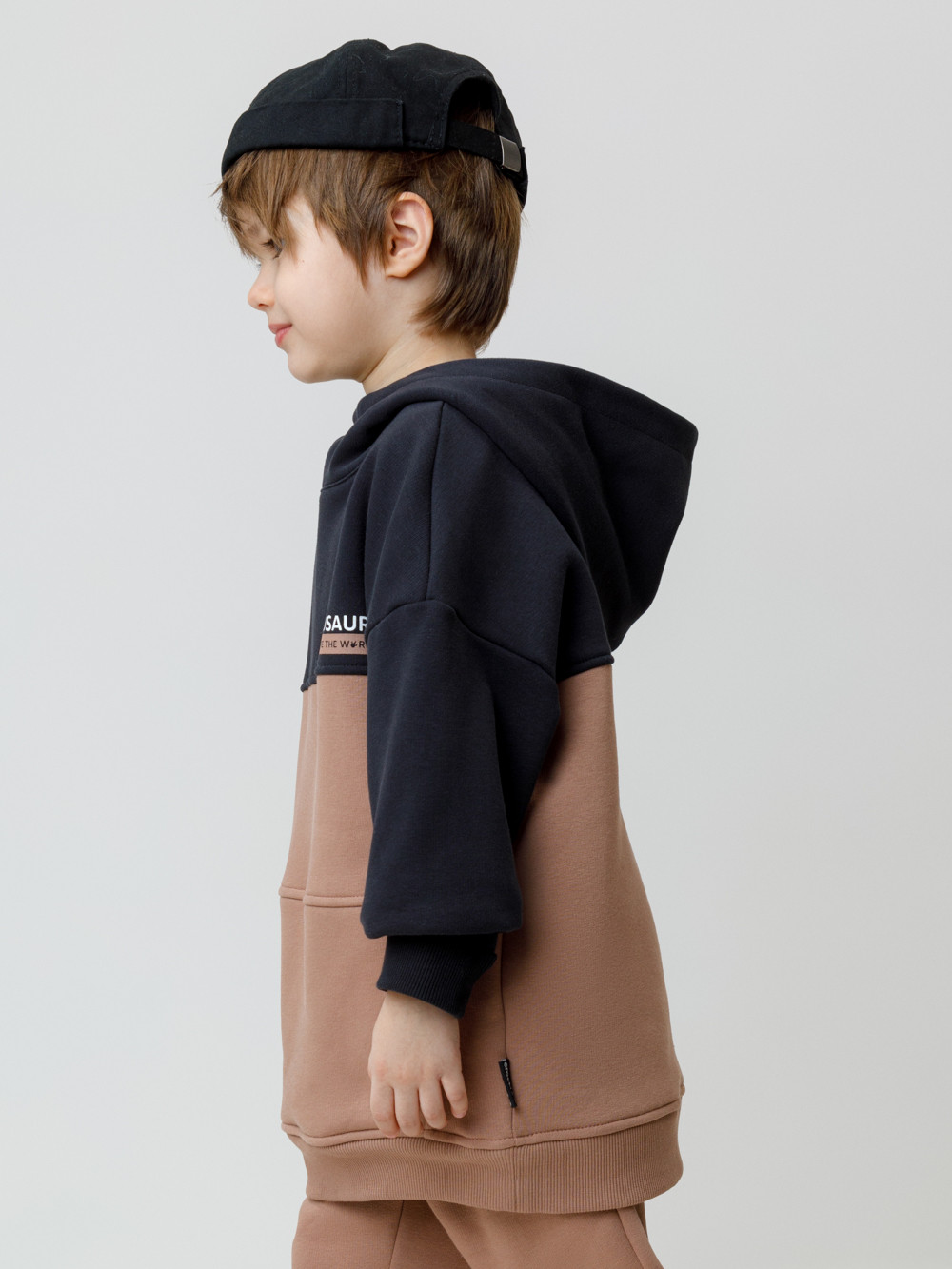 Худи для мальчика, артикул: КР 302162, цвет: кофейный, фото 3