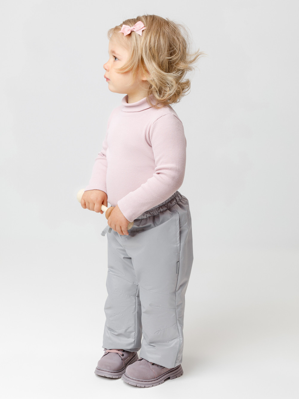 Брюки утепленные, артикул: ВК 46015/25/3 УЗГ, цвет: серый, фото 3