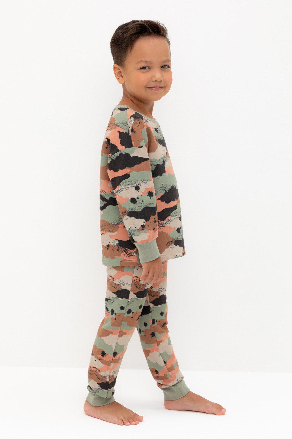 Пижама для мальчика, артикул: КП 1611, цвет: хаки, фото 3
