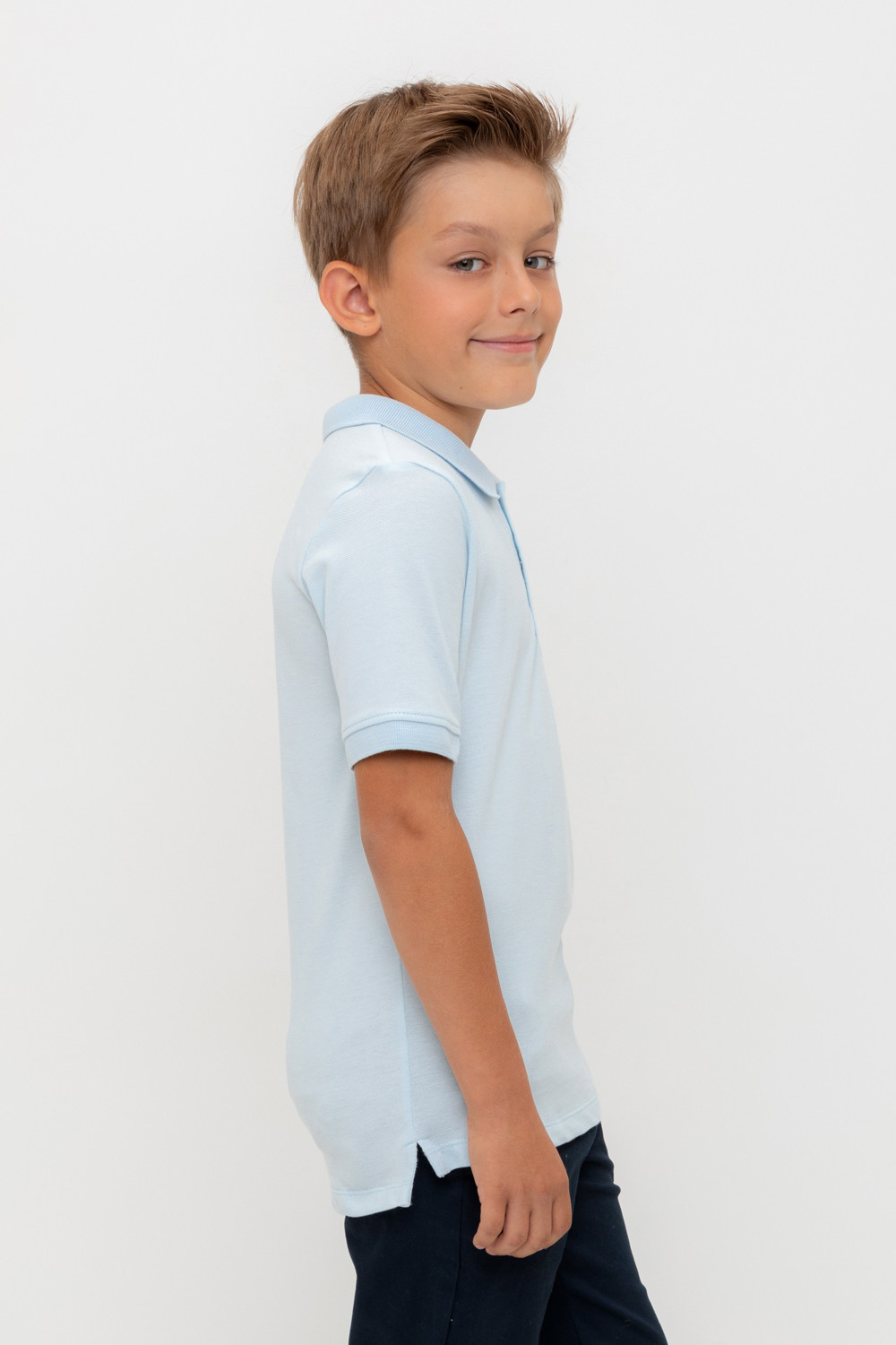 Джемпер для мальчика, артикул: К 302498, цвет: светло-голубой, фото 3