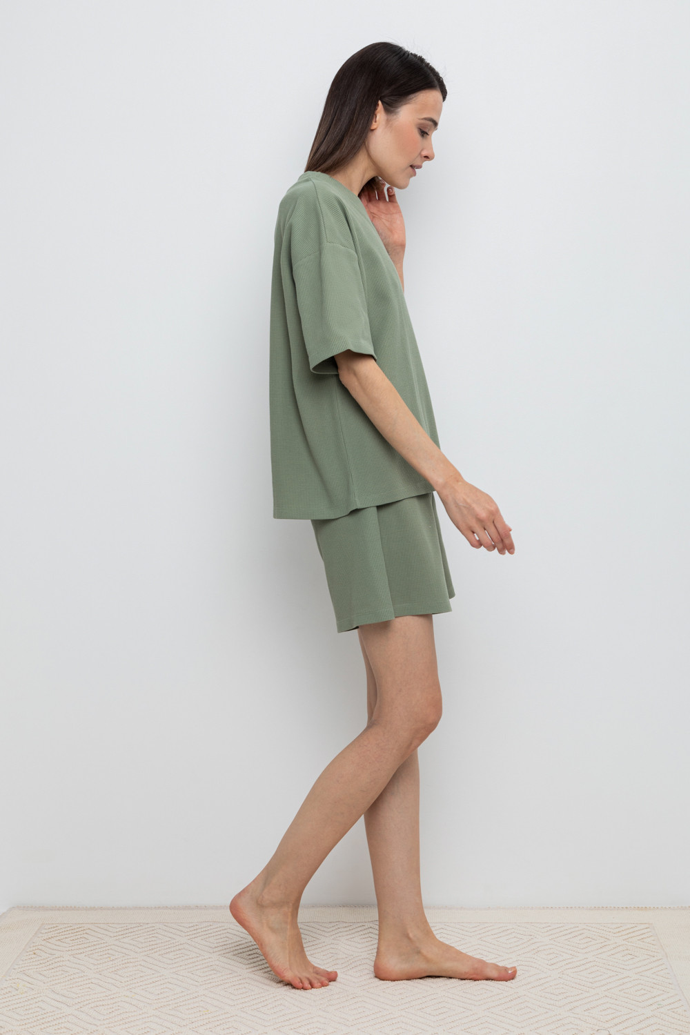 Комплекты для дома для мам, артикул: Е 20082, цвет: зеленый, фото 3