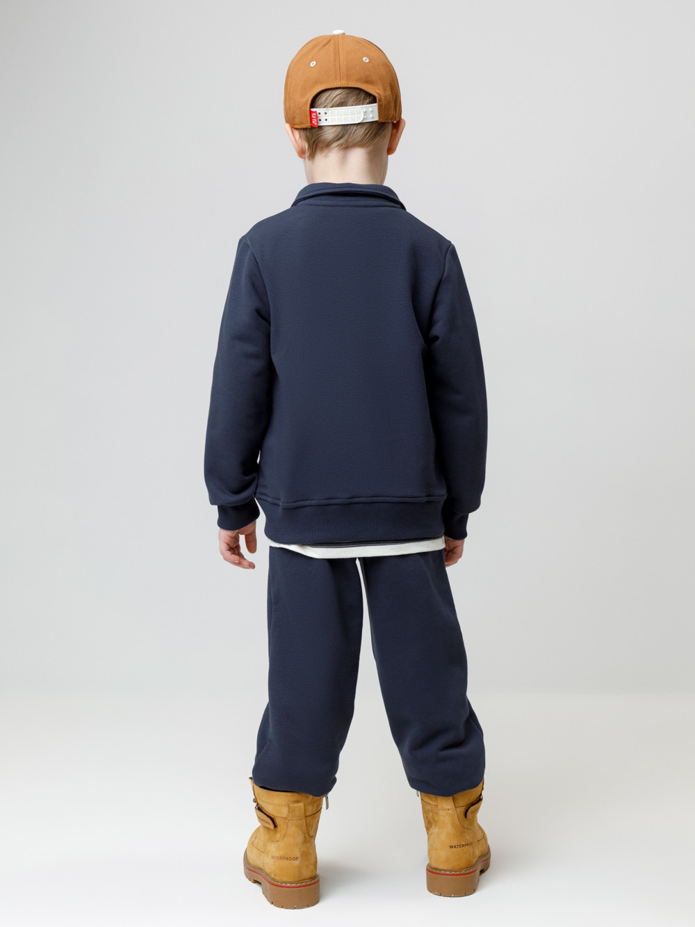 Брюки для мальчика, артикул: КР 400837, цвет: темно-синий, фото 3