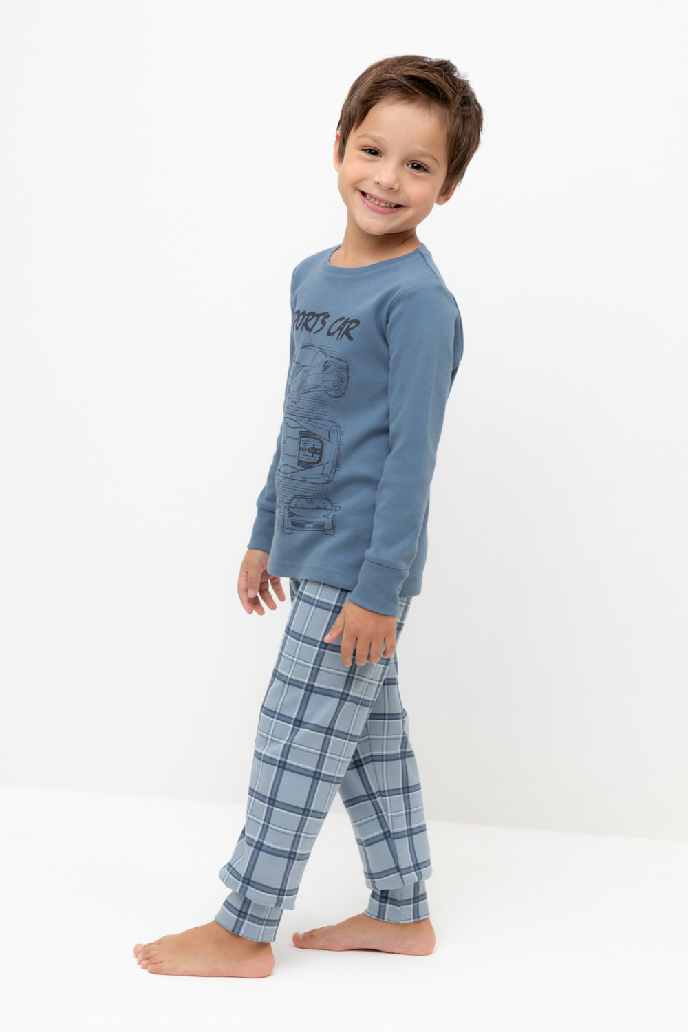 Пижама для мальчика, артикул: К 1541, цвет: синий, фото 3