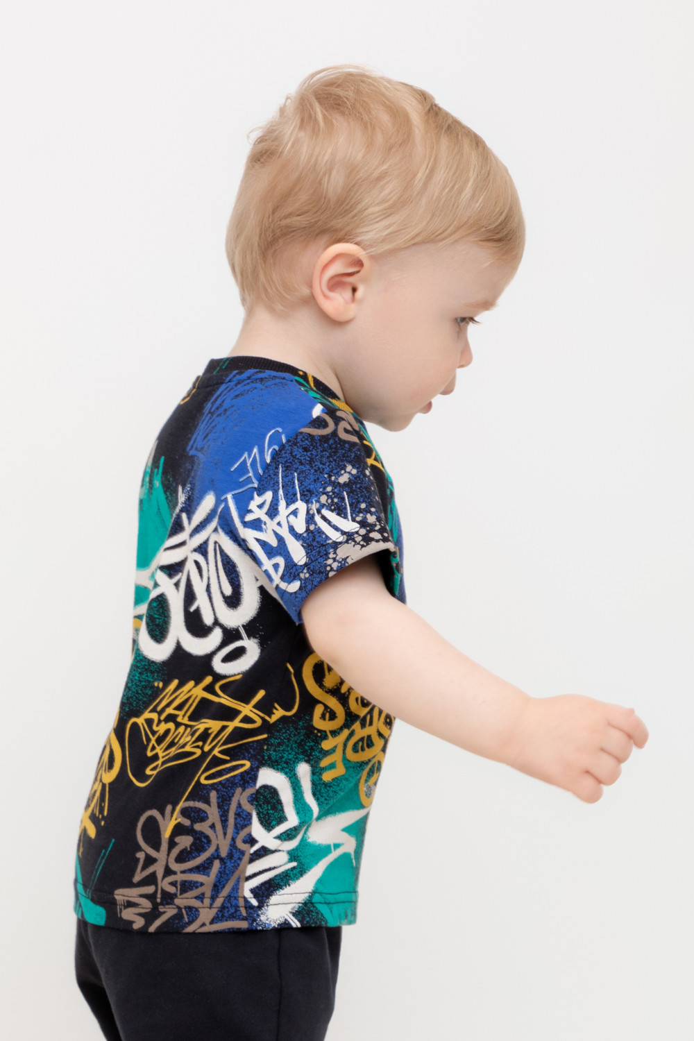 Футболка для мальчика, артикул: КР 302537, цвет: черный3, фото 3