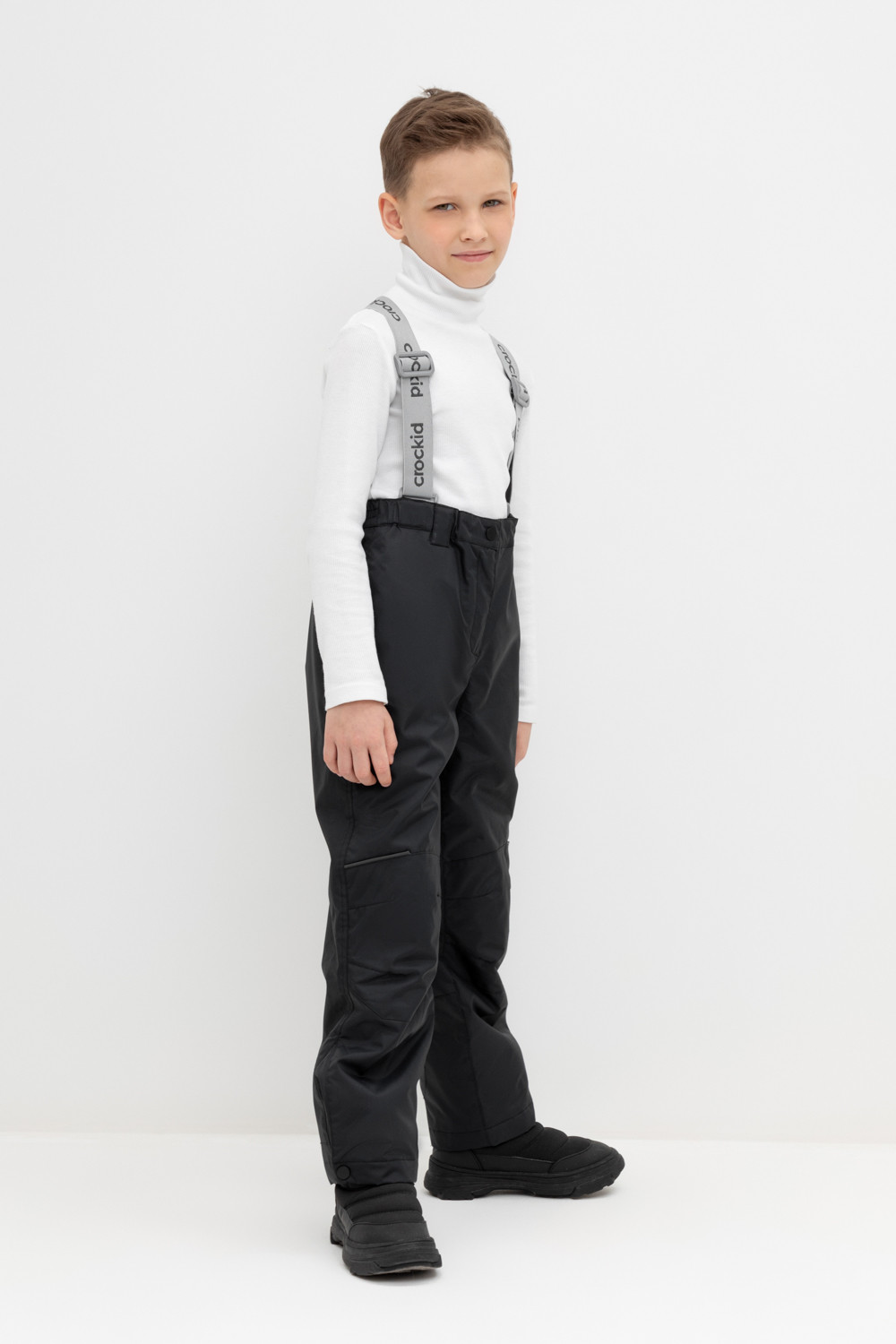 Брюки утепленные, артикул: ВК 46017/24/1 ГР, цвет: черный, фото 3