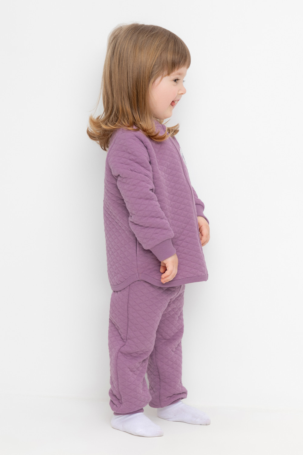 Брюки для девочки, артикул: КР 400758, цвет: бордовый, фото 3