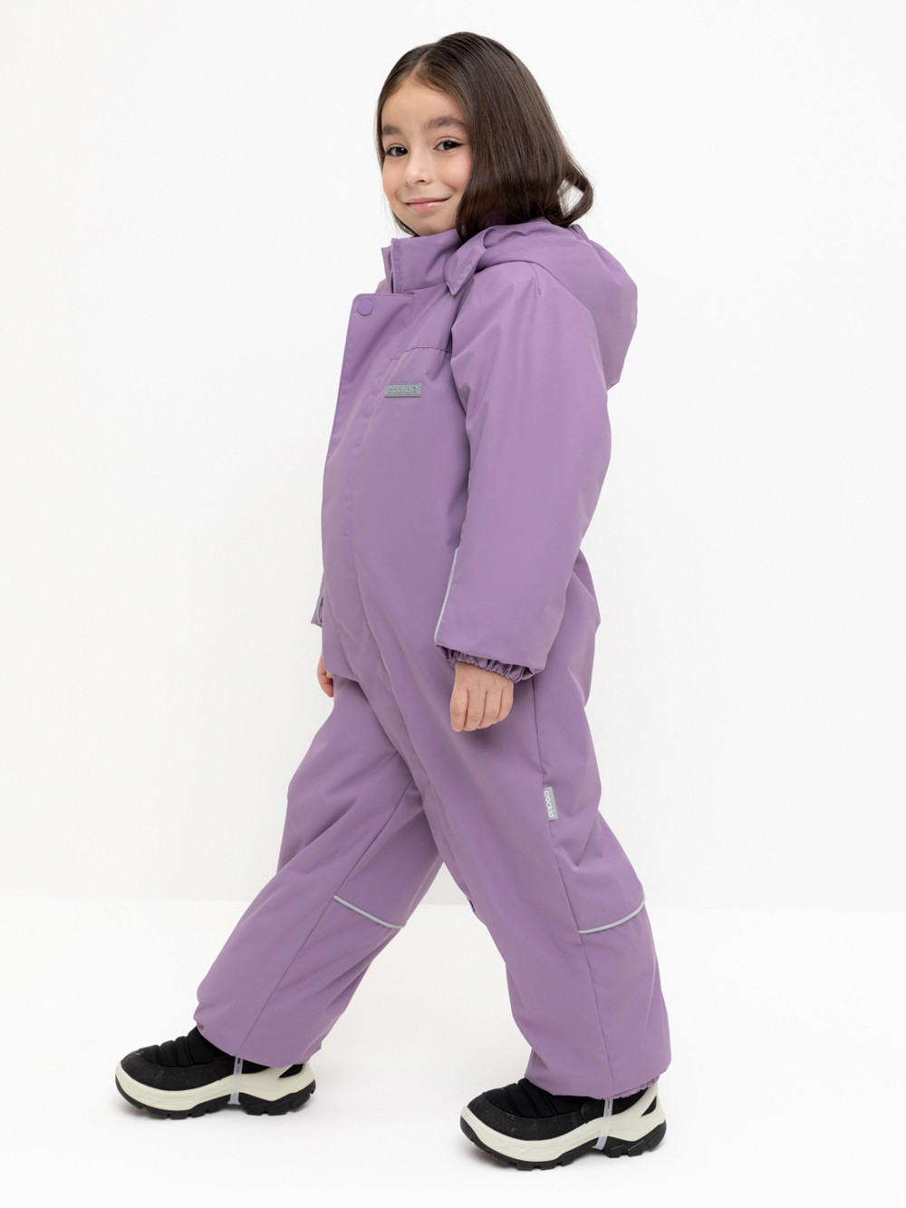 Комбинезоны утепленные для девочки, артикул: ВК 60109/6 УЗГ, цвет: бордовый, фото 3