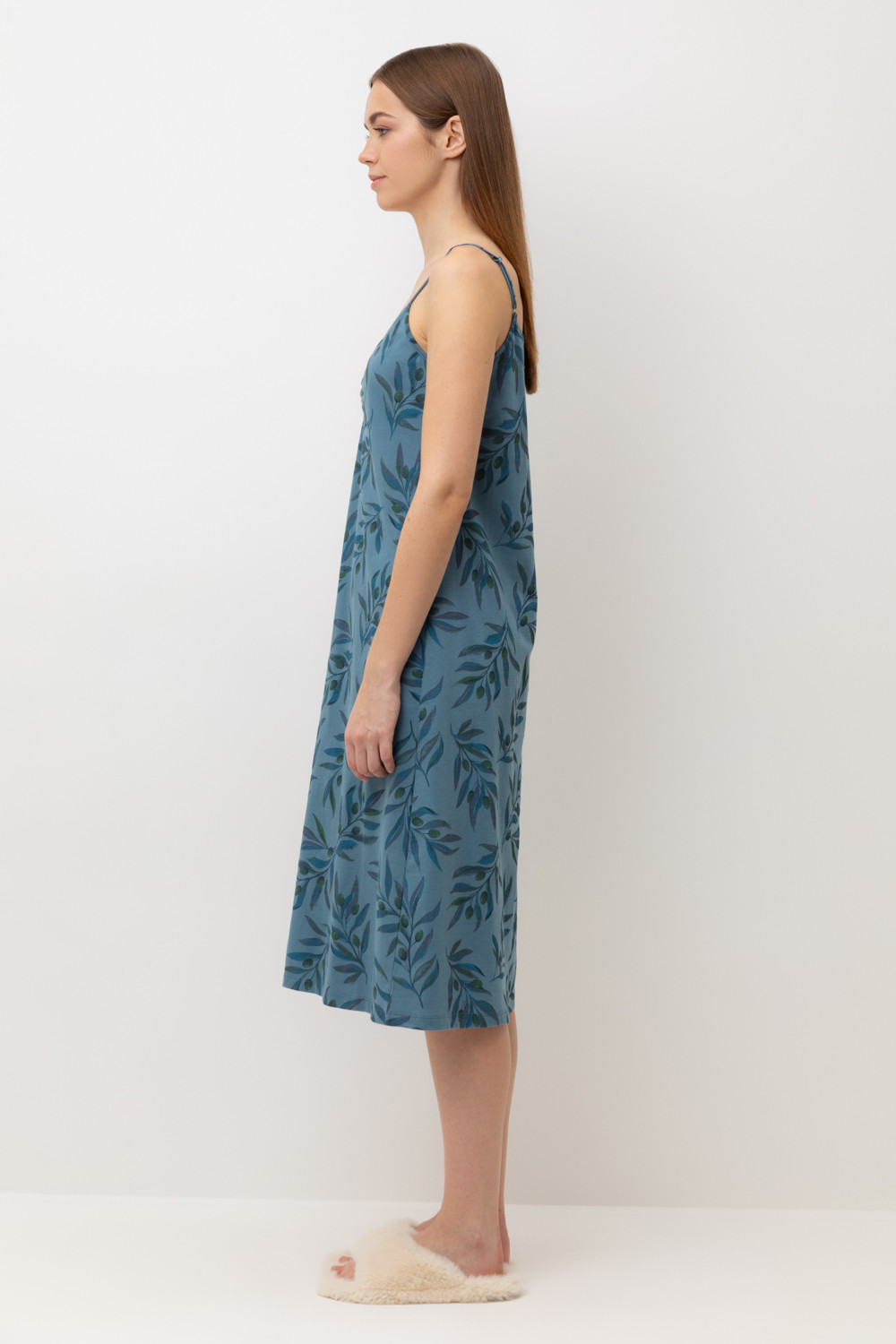 Сорочки ночные женские для мам, артикул: Е 10008/24, цвет: голубой, фото 3