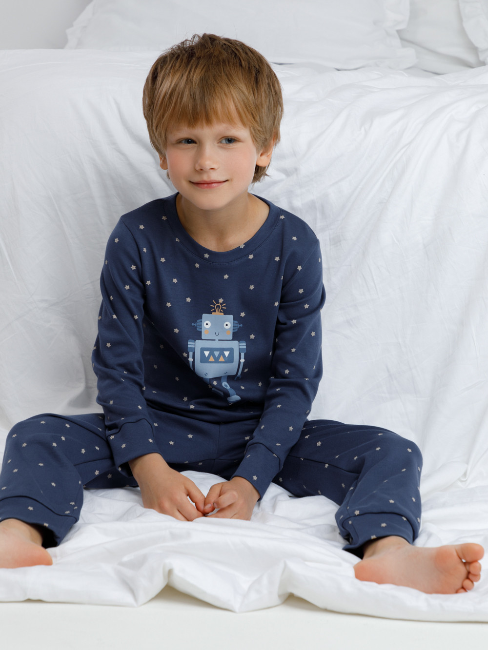 Пижама для мальчика, артикул: К 1621, цвет: синий, фото 3