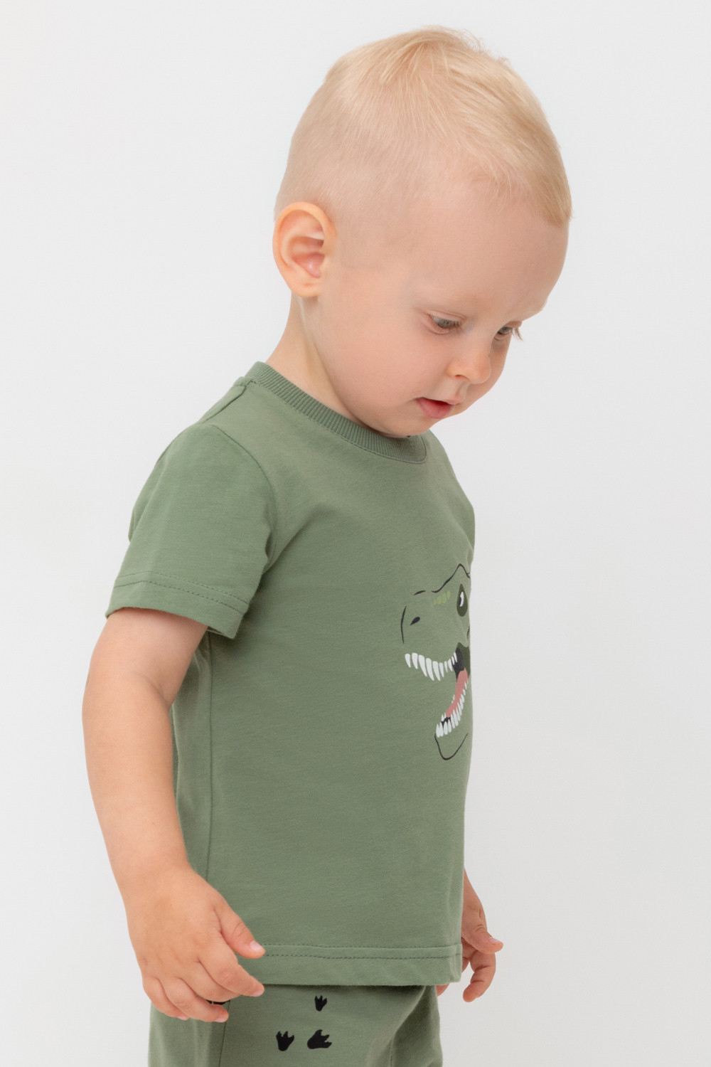 Футболка для мальчика, артикул: КР 302700, цвет: хаки, фото 3