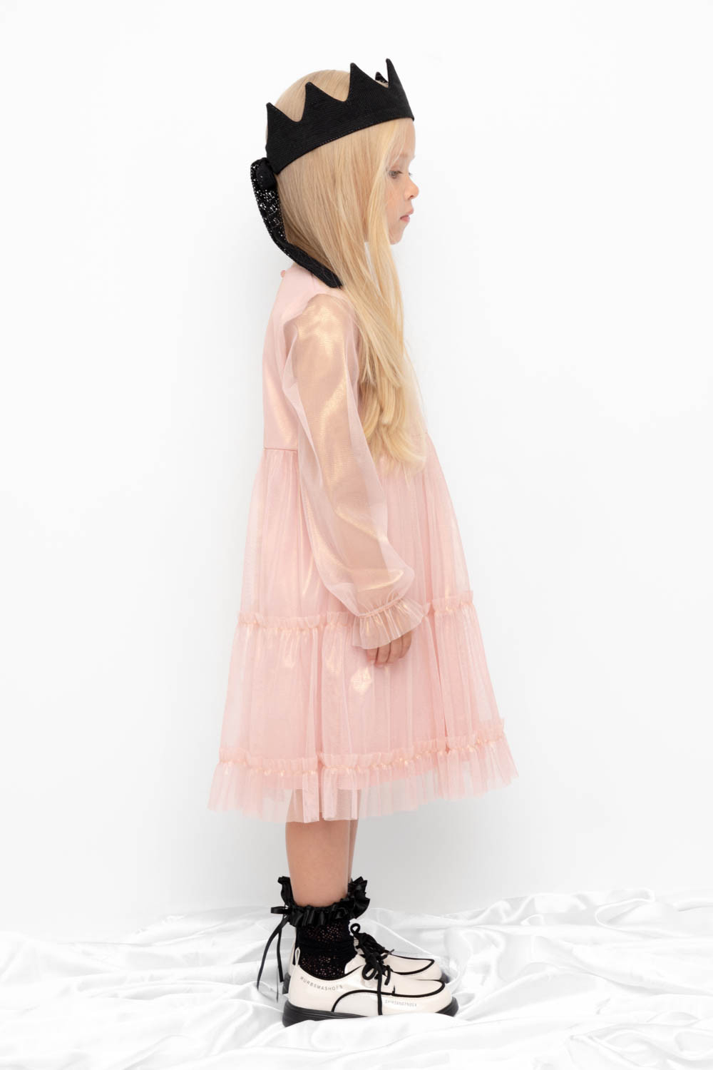 Платье для девочки, артикул: К 5855, цвет: розовый, фото 3