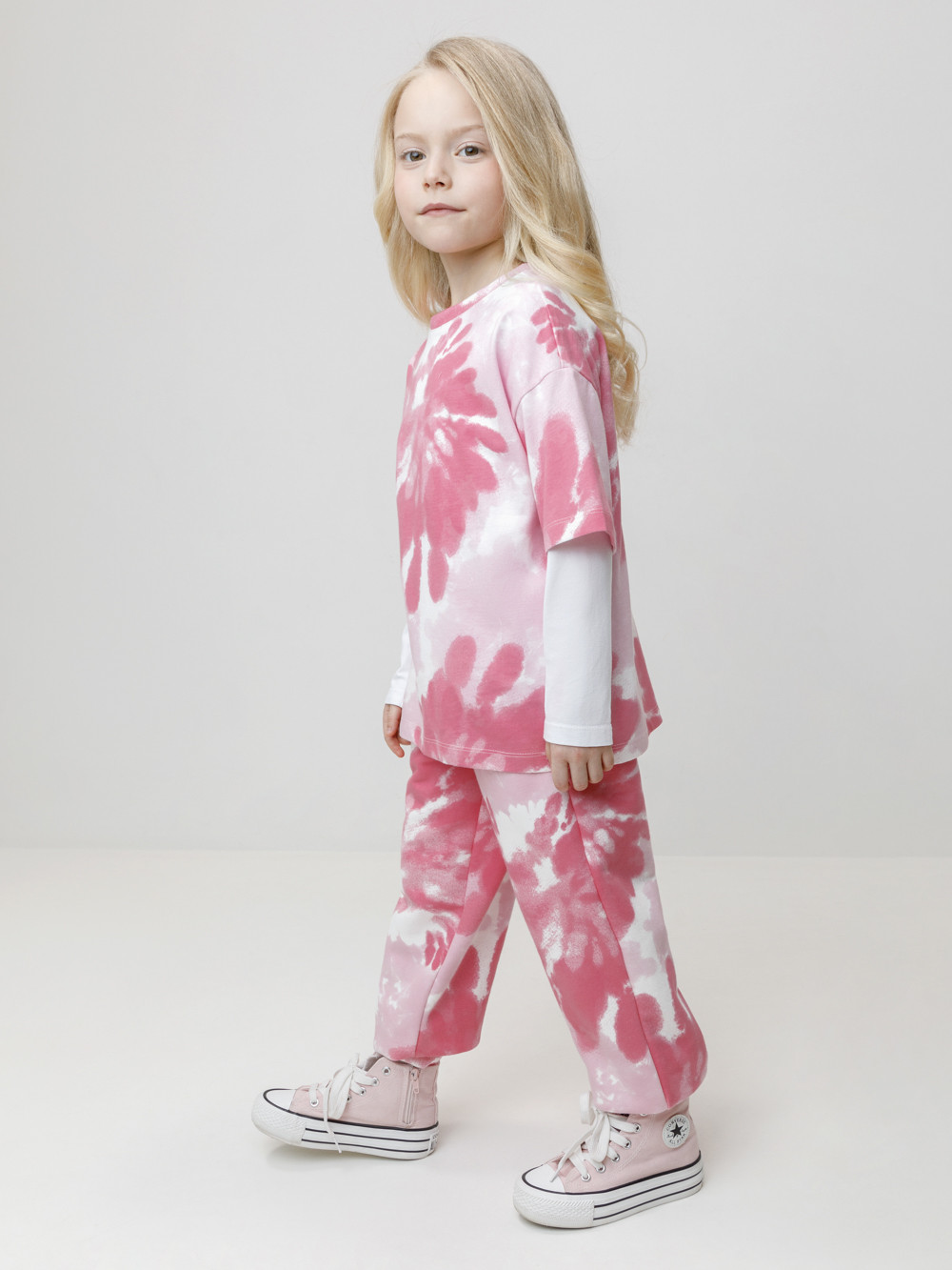 Брюки для девочки, артикул: КР 400902, цвет: сахар, фото 3