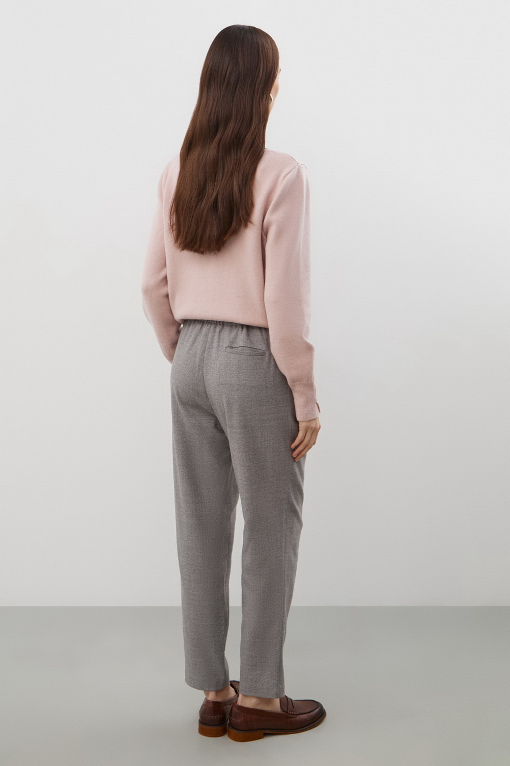 Брюки женские для мам, артикул: ЕТ 40032, цвет: серый, фото 3