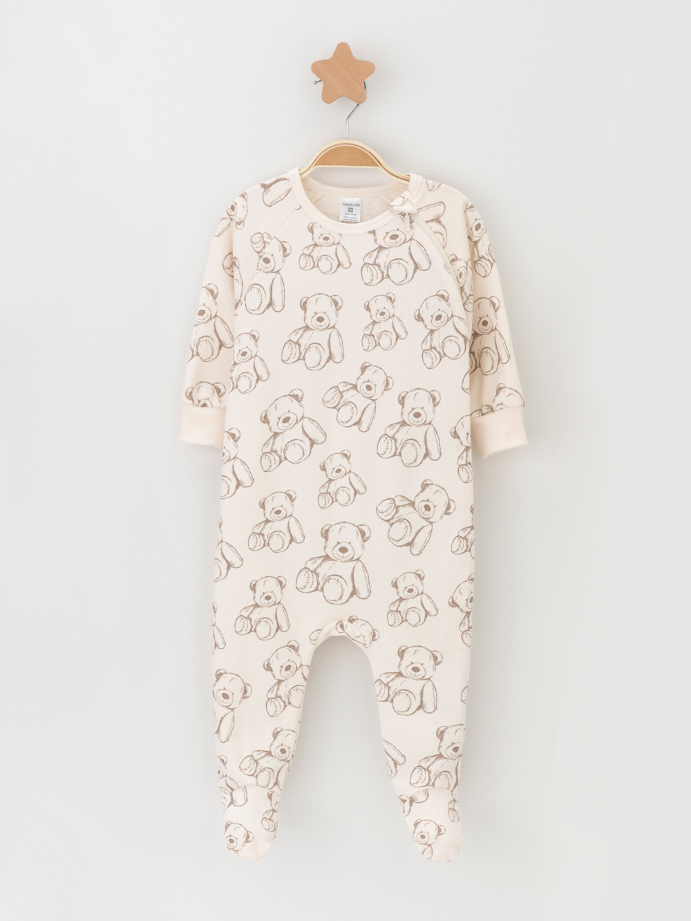 Комбинезон для новорожденных, артикул: К 6444-2уп, цвет: бежевый, фото 3