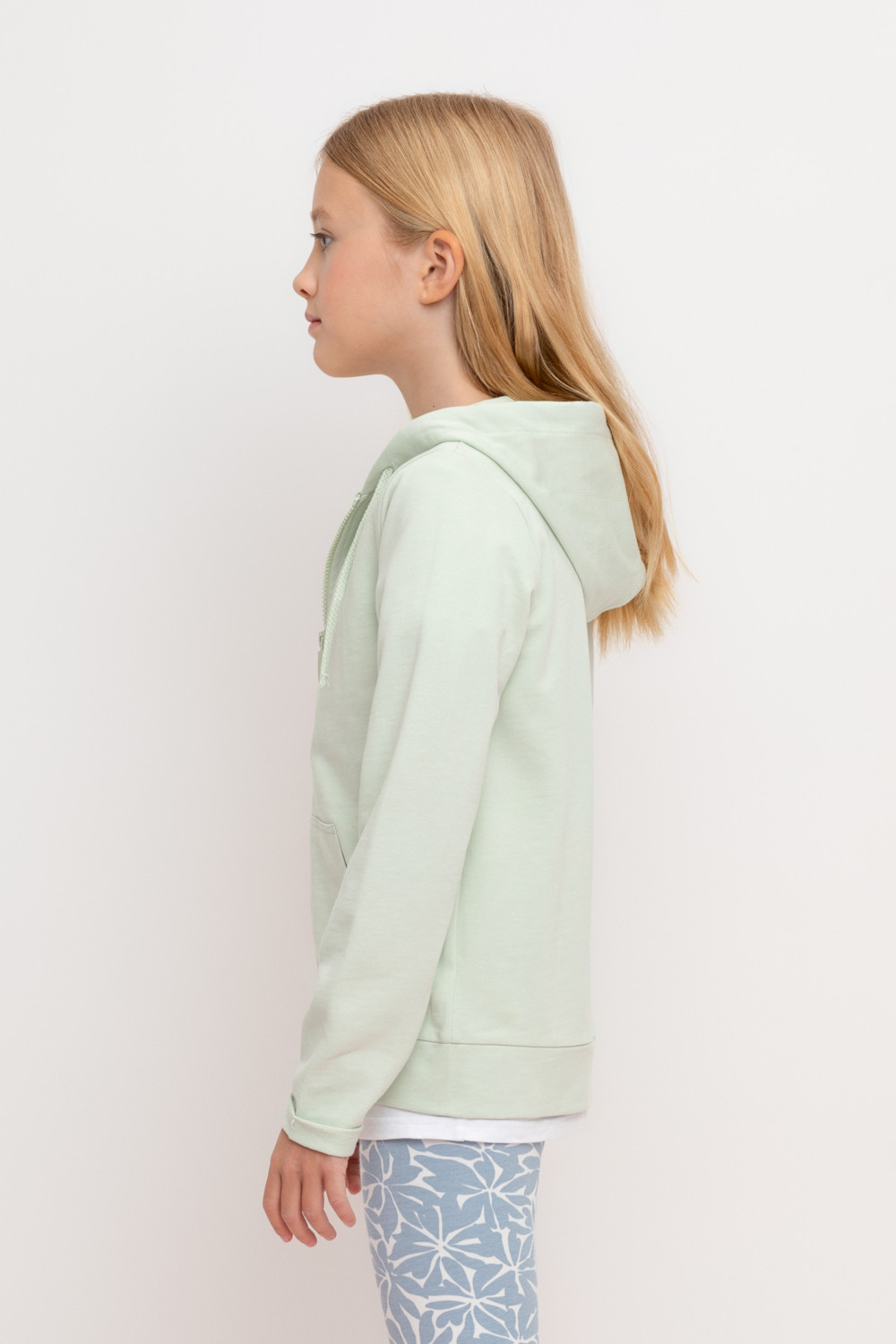 Жакет для девочки, артикул: К 301988, цвет: зеленый, фото 3