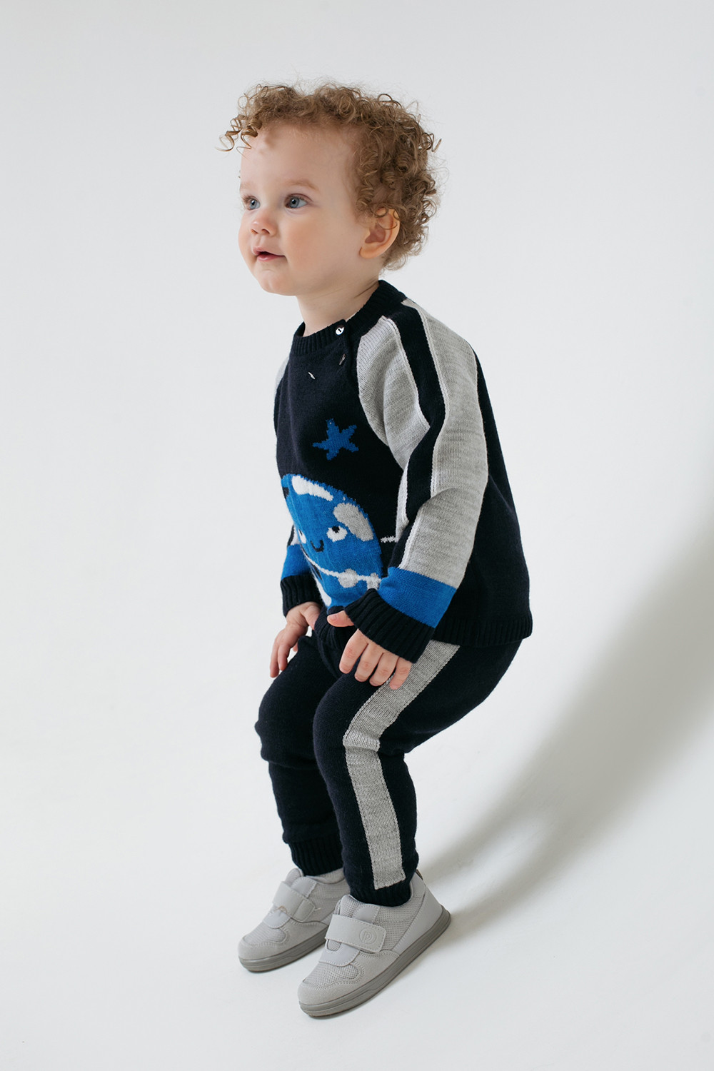 Комплект для мальчика, артикул: К 853/ш, цвет: синий, фото 3