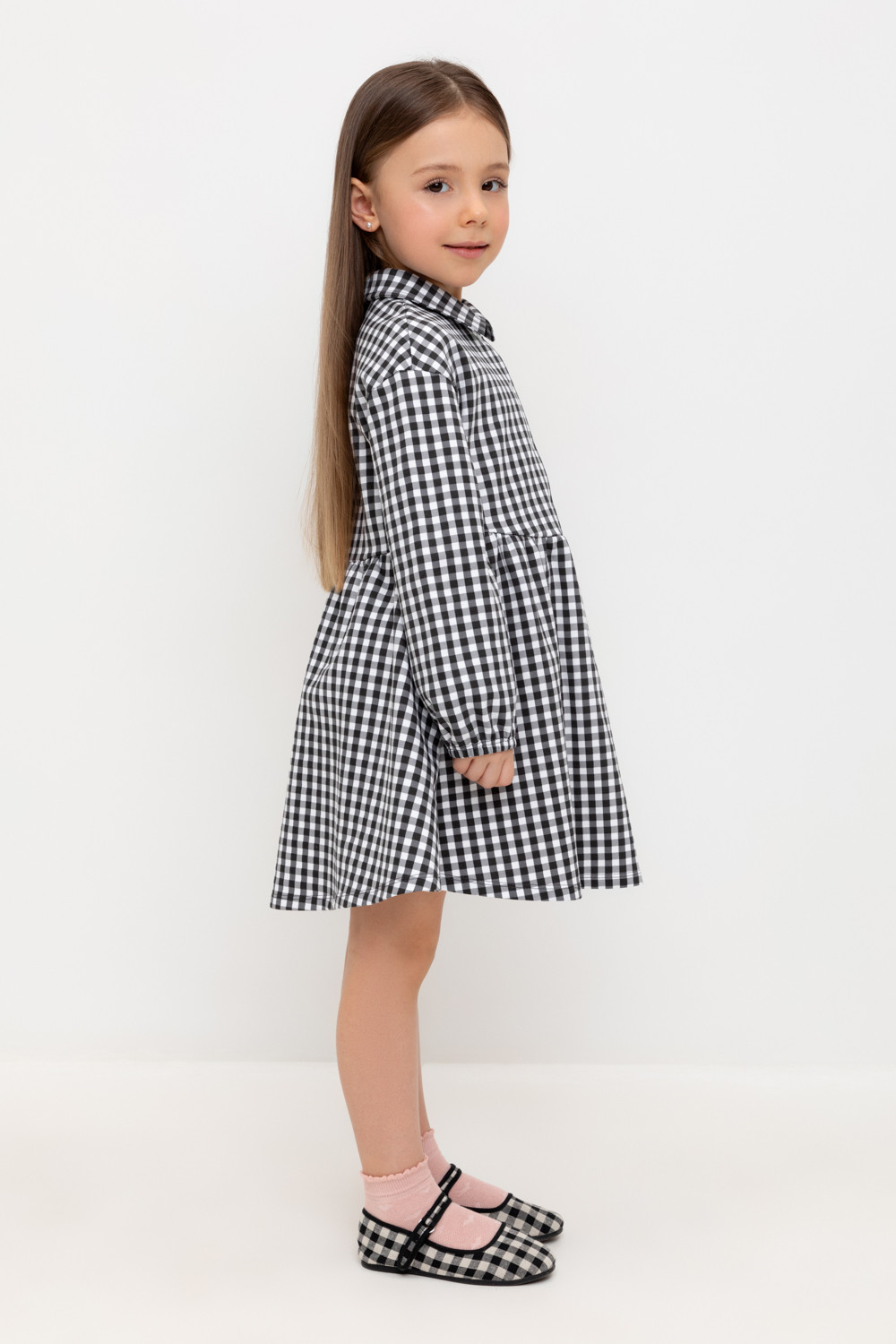 Платье для девочки, артикул: КР 5907, цвет: серый, фото 3