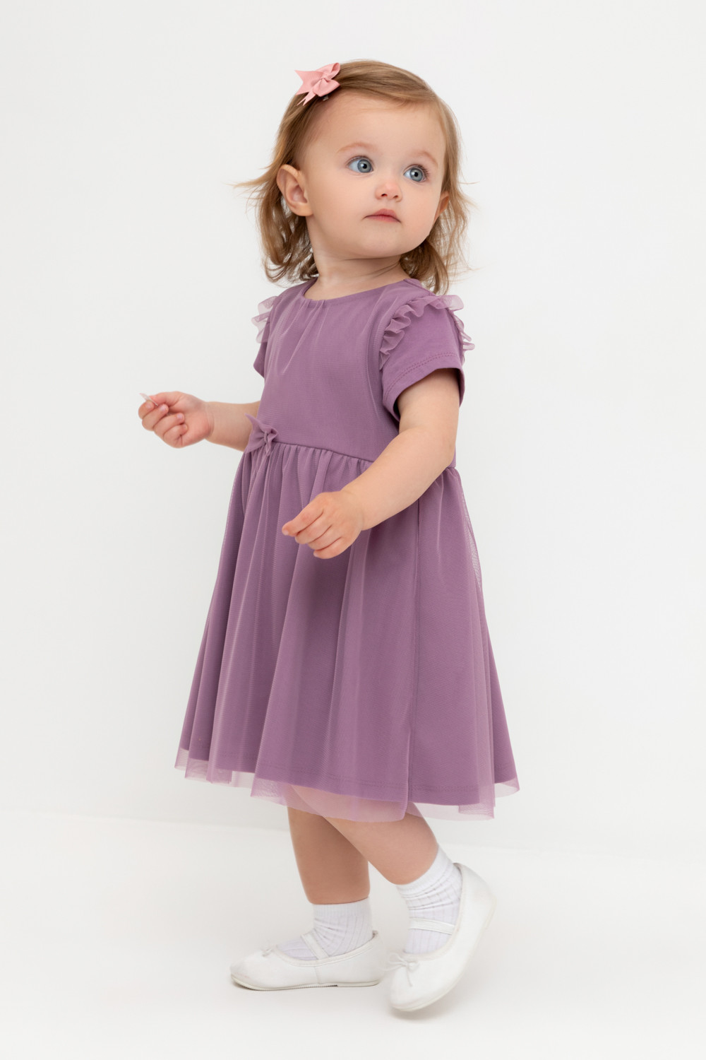 Платье для девочки, артикул: КР 5914, цвет: бордовый, фото 3