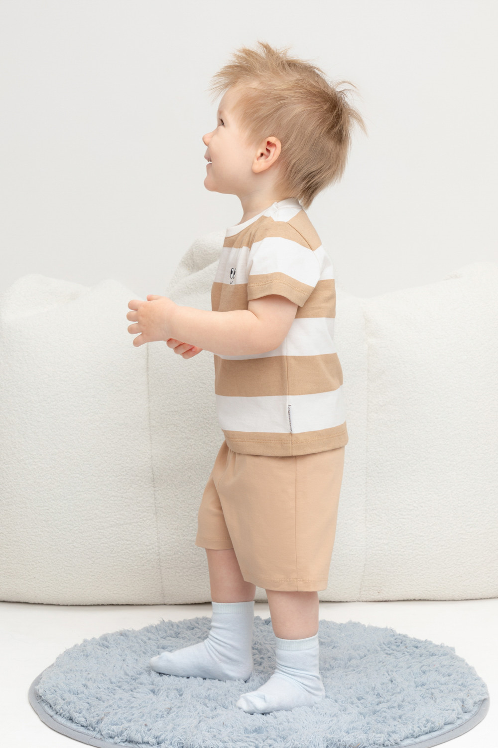 Шорты для мальчика, артикул: КР 400658, цвет: бежевый, фото 3