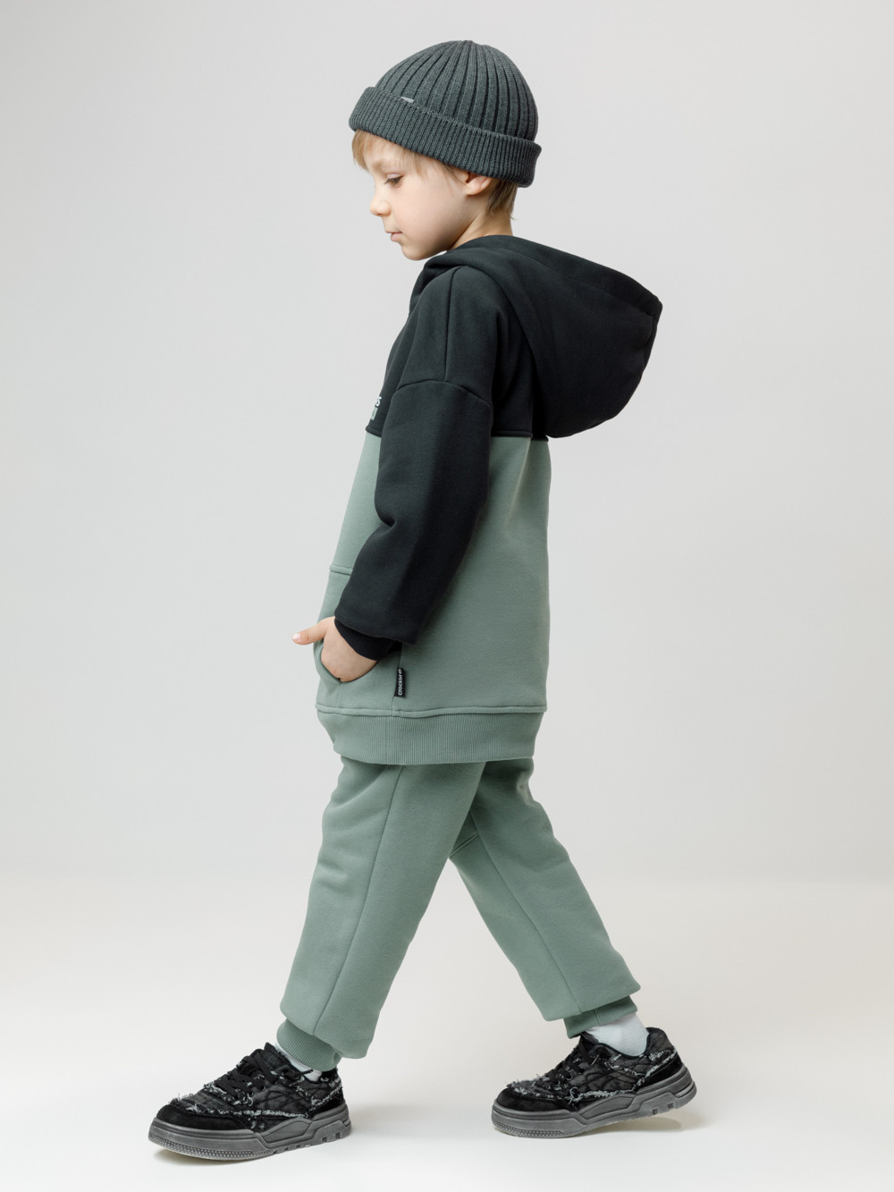 Худи для мальчика, артикул: КР 302162, цвет: хаки, фото 3