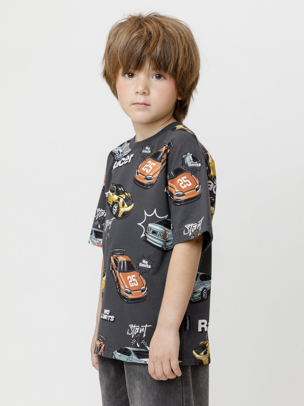 Футболка для мальчика, артикул: КР 302979, цвет: темно-серый, фото 3