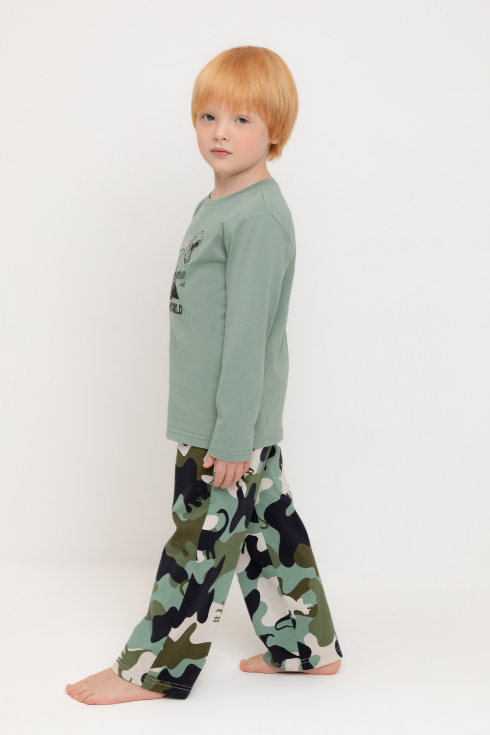 Пижама для мальчика, артикул: К 1600, цвет: зеленый, фото 3