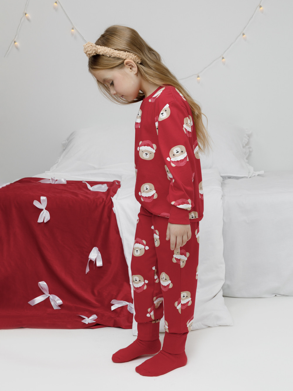 Пижамы, артикул: К 1663, цвет: красный, фото 3