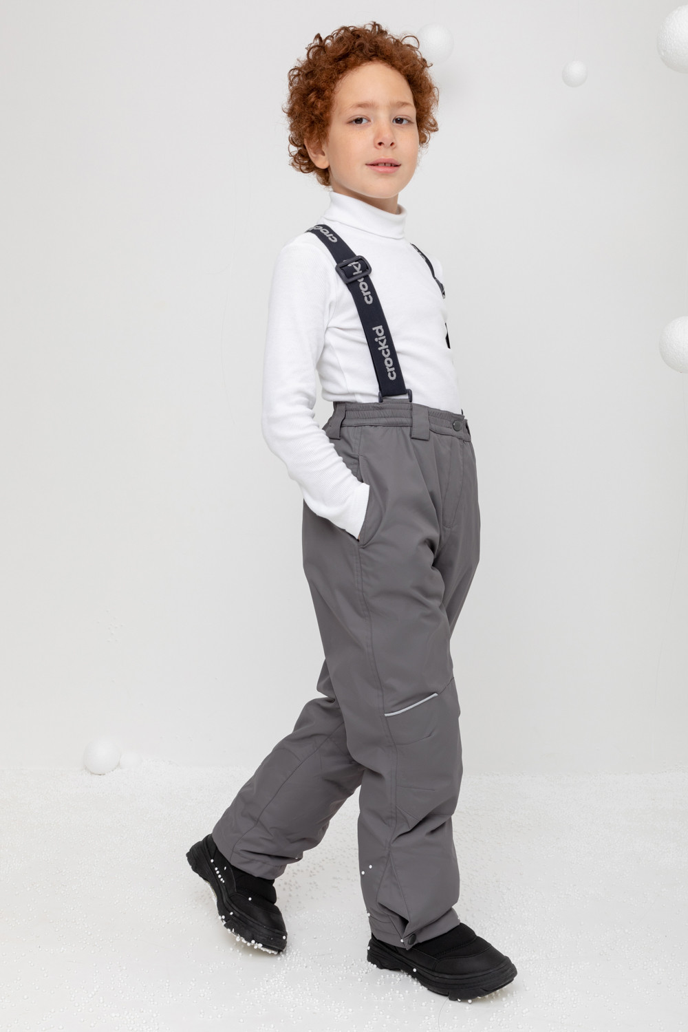 Брюки утепленные, артикул: ВК 40006/23/2 ГР, цвет: темно-серый, фото 3