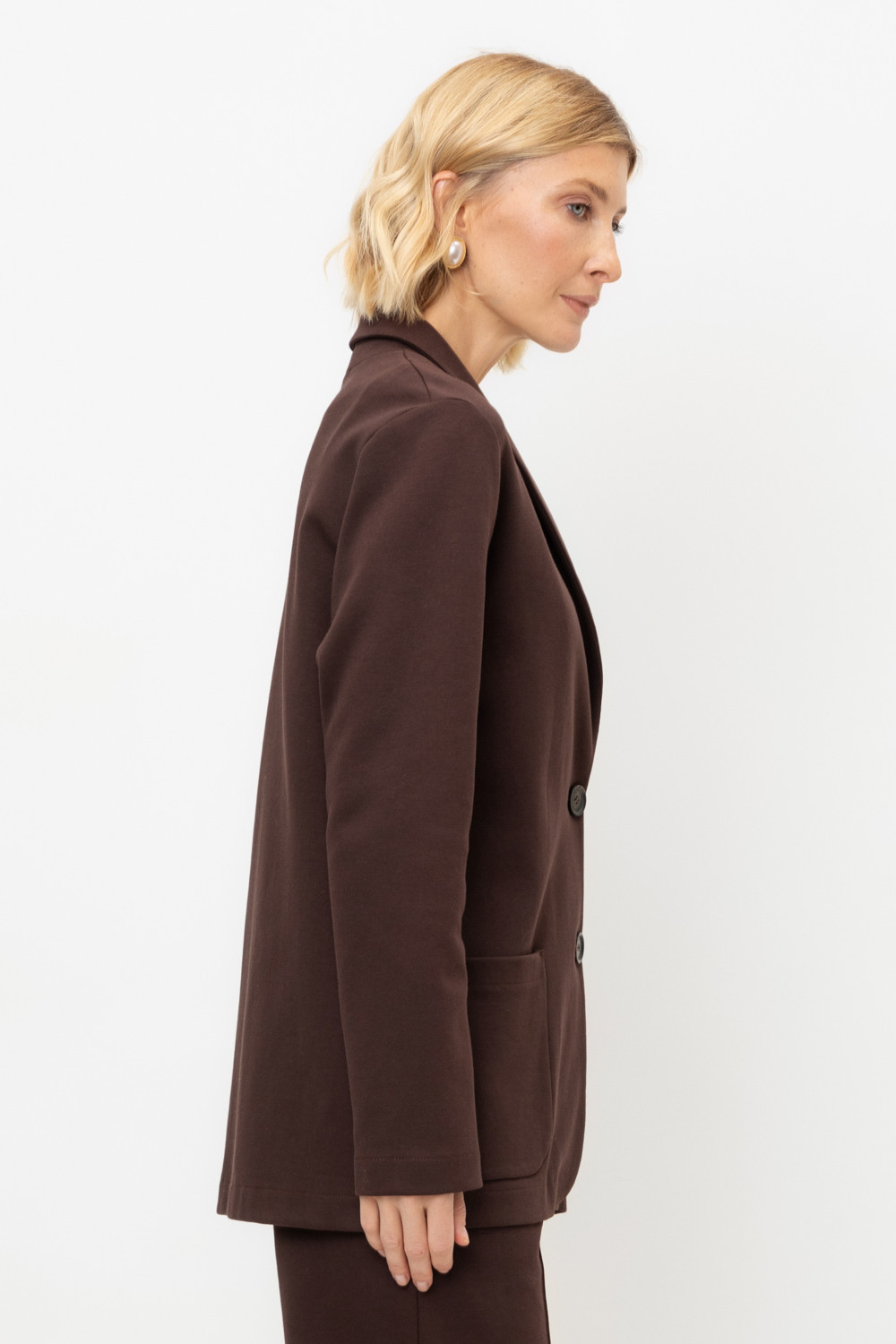 Жакеты, куртки женские для мам, артикул: ЕВТ 3241, цвет: коричневый, фото 3